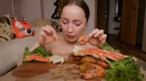 Мукбанг ? Морепродукты ? КАМЧАТСКИЙ КРАБ ? КРЕВЕТКИ ?