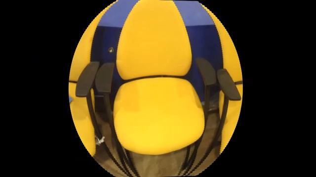 Желтый стал желтым! Химчистка офисного кресла смотреть онлайн