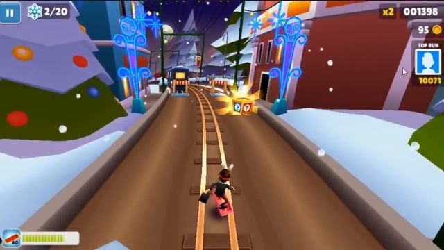 Subway Surf играем! Мультик игра собиратель монет #103 ☺ Friv4T смотреть онлайн