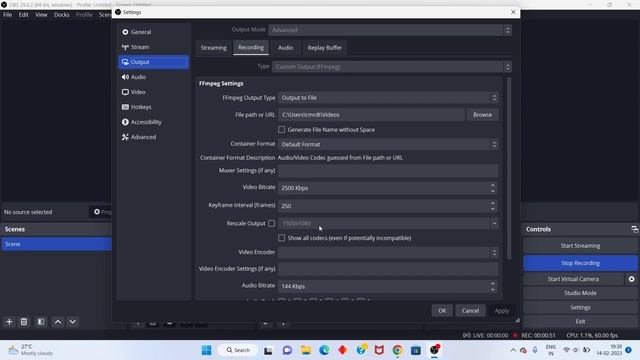 failed to start recording - NVENC codec error - OBS studio смотреть онлайн