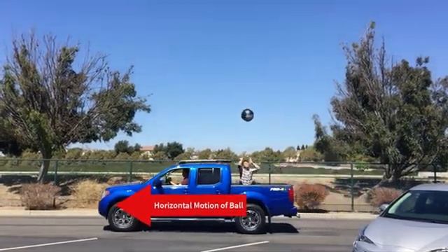 He Threw a Ball Upward from a Moving Truck... WILL HE CATCH IT? - #VeritasiumContest смотреть онлайн