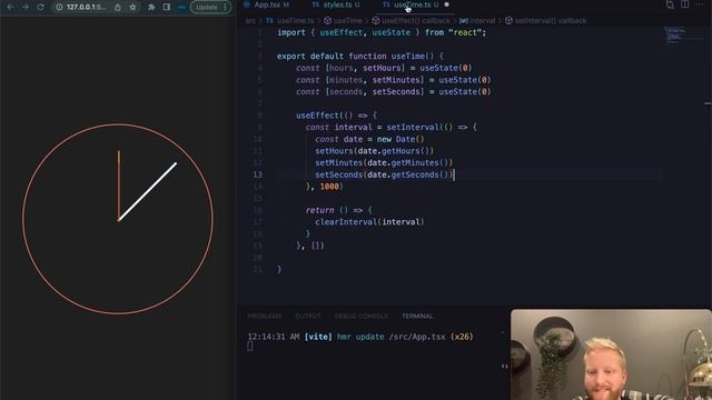 React Coding Challenge | Building a Clock w/ Typescript смотреть онлайн