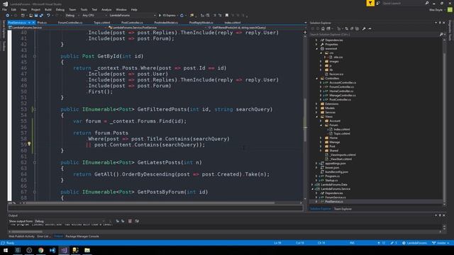 ASP.NET Core 2 MVC Forum | 17 | Forum Search смотреть онлайн
