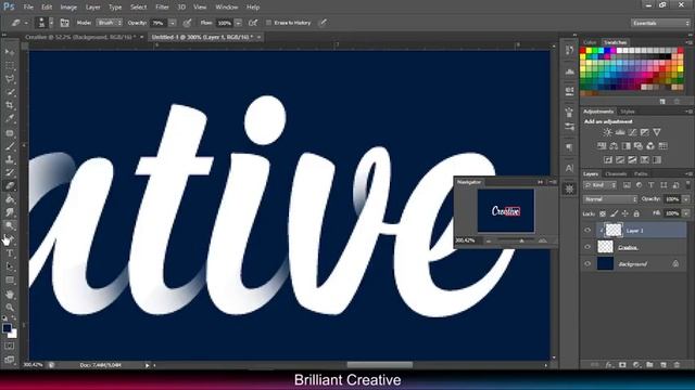 Photoshop Typography rope text and Brush color смотреть онлайн