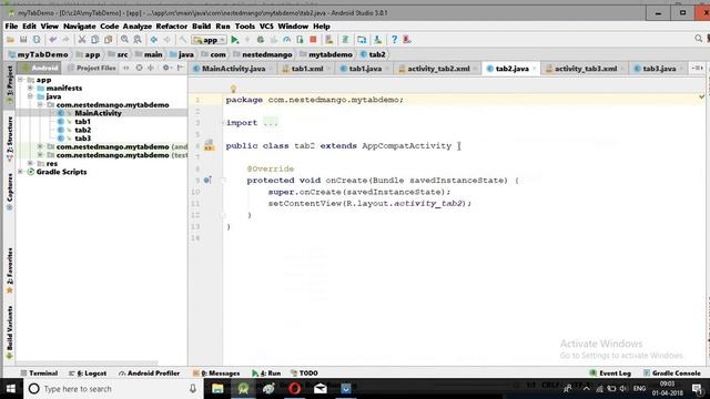 Tabs in Android Studio | How ro create tabs in Android studio Like whats App? смотреть онлайн