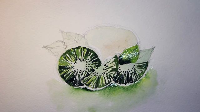 Акварельный кислый КИВИ. Забавы с кисточкой смотреть онлайн