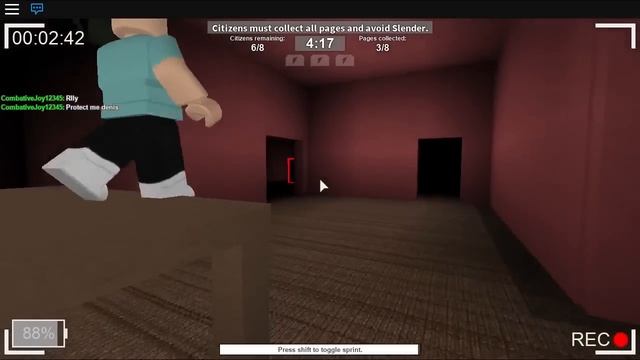 Roblox | Stop It, Slender! 2 | Running from Sam the Slender Man! смотреть онлайн