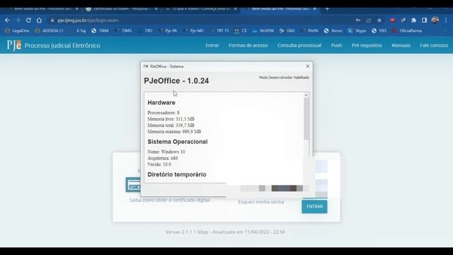 CORRIGINDO ERRO PJE COM CERTIFICADO DIGITAL A1 смотреть онлайн