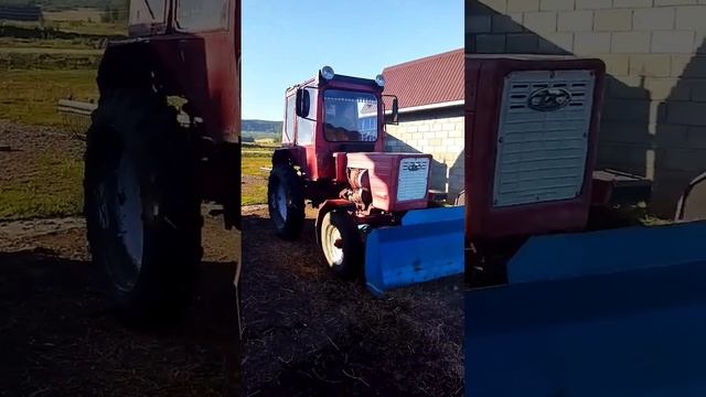 Т-25 с отвалом. Семерка будет отдыхать смотреть онлайн