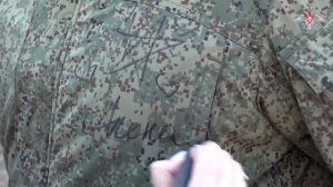 Военнослужащие ЦВО поздравили участниц СВО с 8 Марта