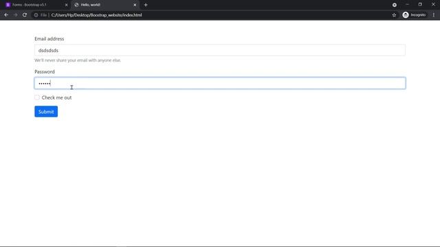 Bootstrap Forms смотреть онлайн