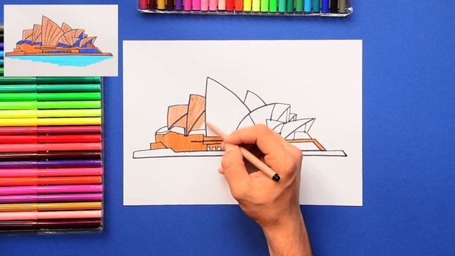 How to draw the Sydney Opera House смотреть онлайн