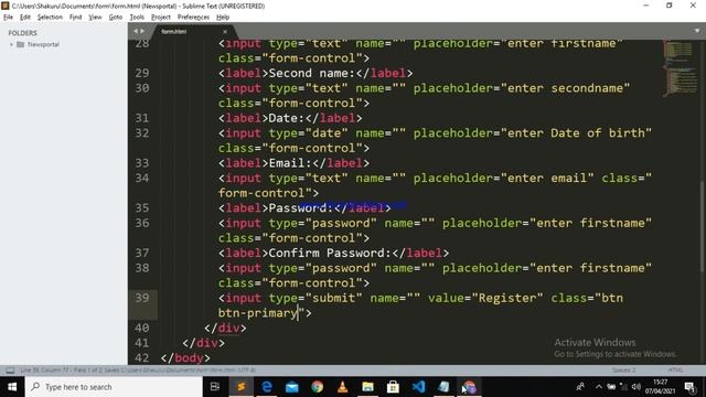 REGISTRATION FORM BUILD USING BOOTSTRAP(GRAPHIX 250) смотреть онлайн