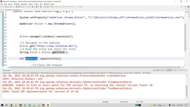 #3 Writing Script to Automate First Test Case Using WebDriver | Selenium Tutorial For Beginners смотреть онлайн