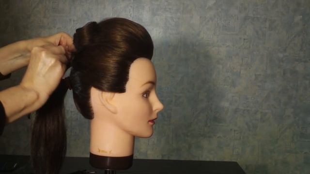 Вечерняя прическа из жгутов. Hairstyle for medium hair. Rope braid tutorial смотреть онлайн