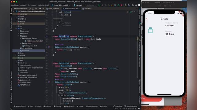 Medicine Details Page - Build a Pill Reminder App with Provider and Flutter - Episode 8 смотреть онлайн