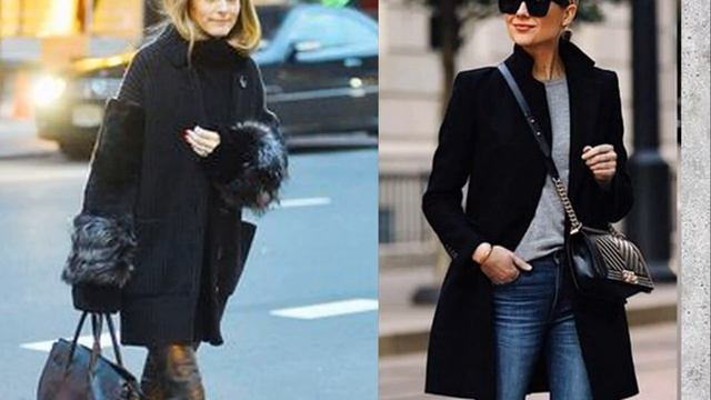 СТИЛЬНОЕ ЧЕРНОЕ ПАЛЬТО/ С ЧЕМ НОСИТЬ ЧЕРНОЕ ПАЛЬТО смотреть онлайн