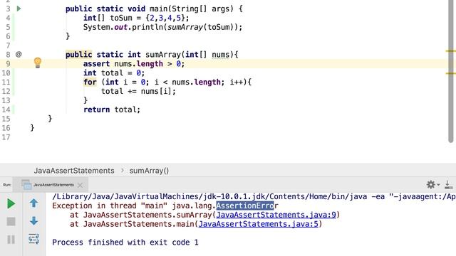 1.13 Assert Statements in Java смотреть онлайн