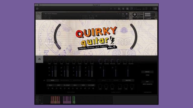 QUIRKY GUITARS KONTAKT | Acoustic Guitar Loops and Ethnic Guitar Samples смотреть онлайн