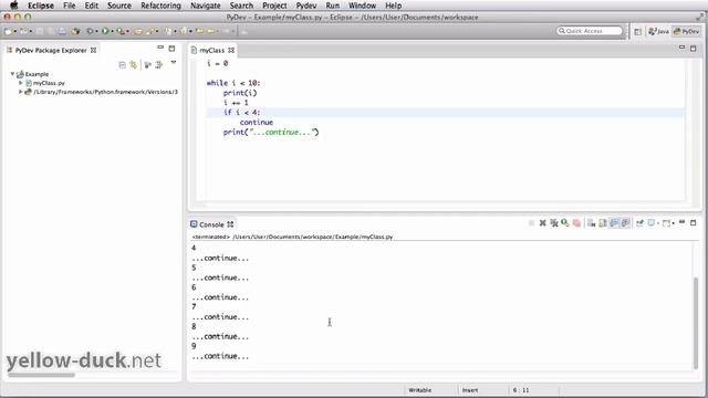 Циклы в Python. While, for in. Операторы continue, break. Range(). смотреть онлайн