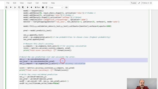 4.3: Deep Learning Crossvalidation for TensorFlow and Keras (Module 4, Part 3) смотреть онлайн