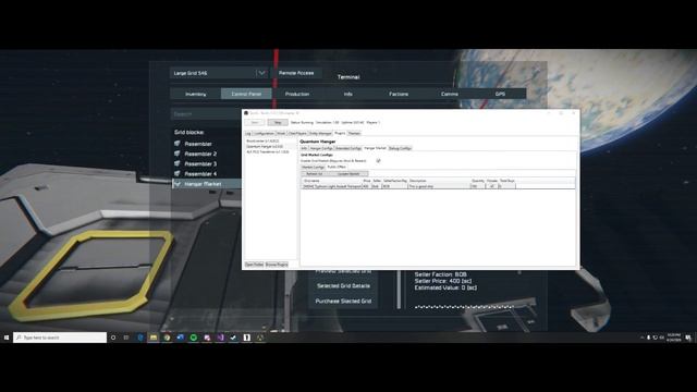 SpaceEngineers Quantum Hangar 2.1.0 смотреть онлайн
