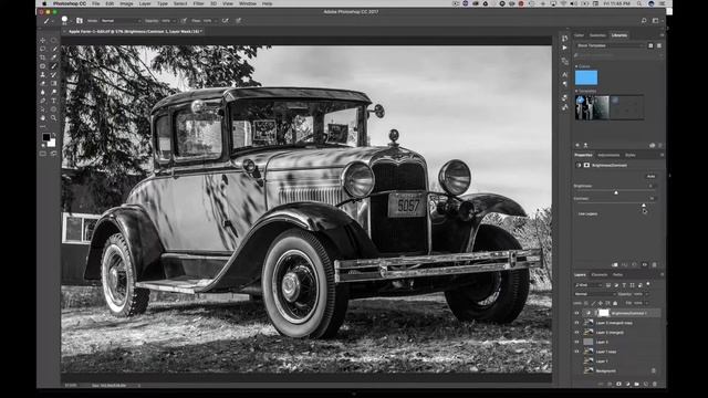 Adobe Photoshop - Lightroom - Fast Motion Workflow - #3 1931 Ford смотреть онлайн
