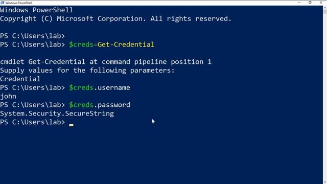 How to securely Use Windows Credentials in PowerShell Scripts, GetNetworkCredentials() смотреть онлайн