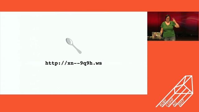RubyConf AU 2017 - The Power ⚡️ and Responsibility ? of Unicode Adoption ✨, by Katie McLaughlin смотреть онлайн