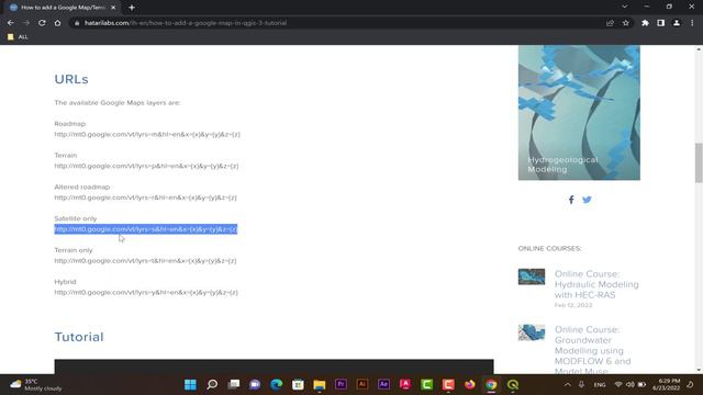 How to Add Google Earth Satellite Maps in QGIS смотреть онлайн