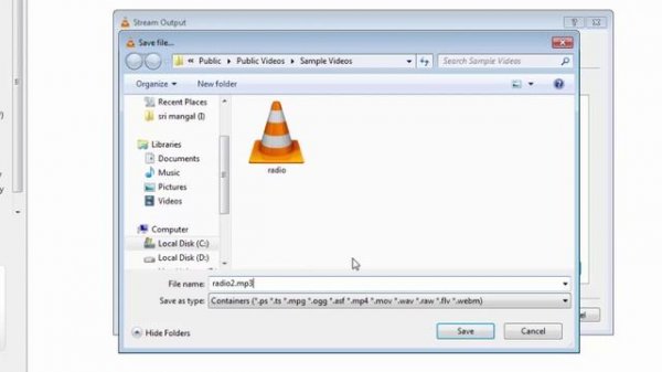 Record Online Radio using VLC Media Player
