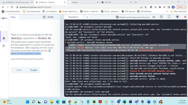 MariaDB Troubleshooting смотреть онлайн