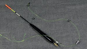 Скользящая и глухая оснастка для матчевой удочки.