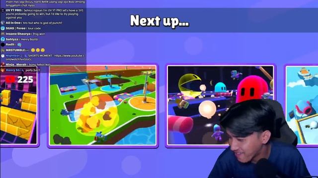 MIDNIGHT WITH SAHRUL RAJUAN! BLOCK DASH! - Stumble Guys #GO400K