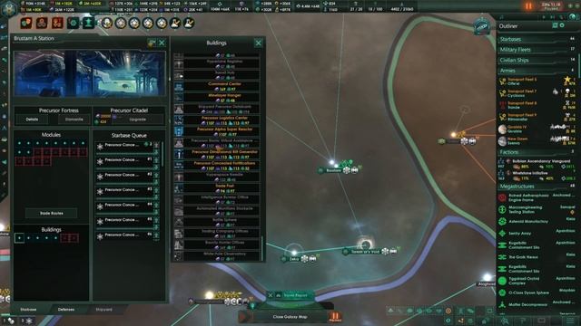 Stellaris Short Series E2 - Stellarborne vs Quasarcraft смотреть онлайн