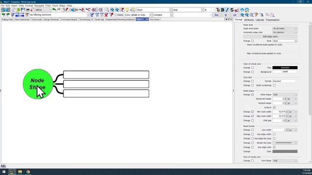 Tutorial - Basic - Tool Panel 03 - How to Change any Node Shape смотреть онлайн