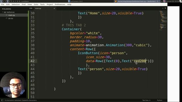 Flet Tutorial - Bottom Navigation Change Page Color смотреть онлайн