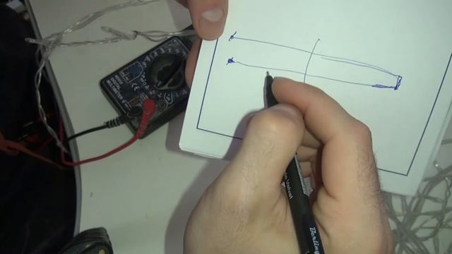 Ремонт гирлянды. Поиск место обрыва цепи смотреть онлайн