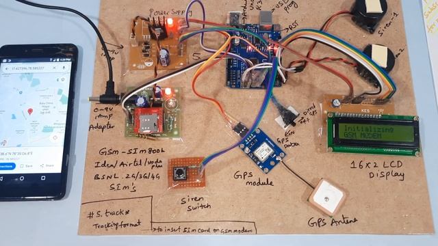 Arduino based Remote Ambulance Tracking System using GPS and GSM смотреть онлайн