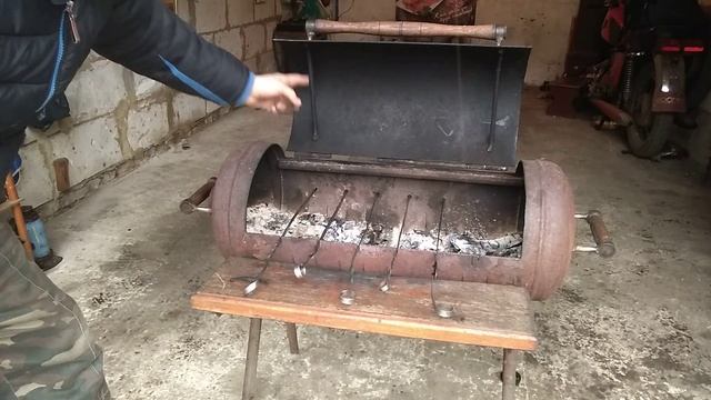 Мангал с газового баллона своими руками смотреть онлайн