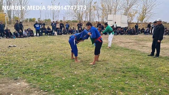 QASHQADARYO VILOYATI YAKKABOG' TUMANI MADANIYAT QISHLOG'IDA KATTA KURASH BOSHLANDI 21.11.2023 YIL
