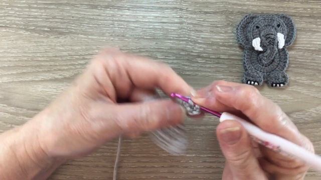 Crochet Easy Elephant Tutorial - Crochet Applique Tutorial
