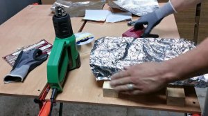 Тест фольги и скотча для бань и саун