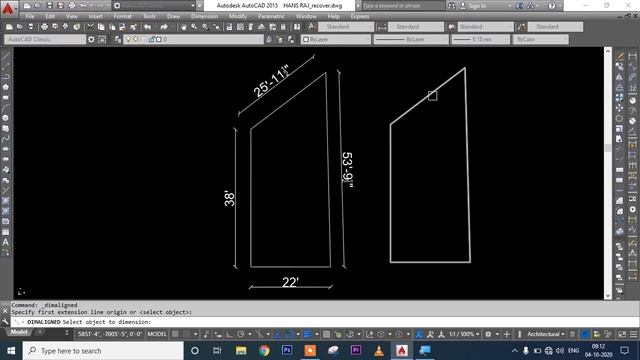 Area Command in AutoCAD || Plot Area Calculation in AutoCAD || Fast Trick of Plot Area Calculation смотреть онлайн