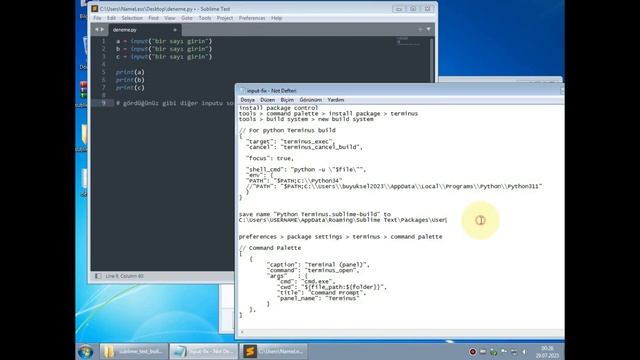 HOW TO FIX SUBLIME TEXT INPUT PROBLEM  #python #pythonprogramming #sublimetext