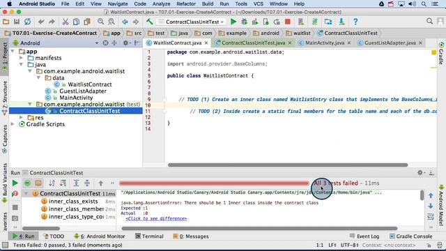 Android Tutorials by JavaCourseDrive - Running Unit Tests | SQLite Android смотреть онлайн