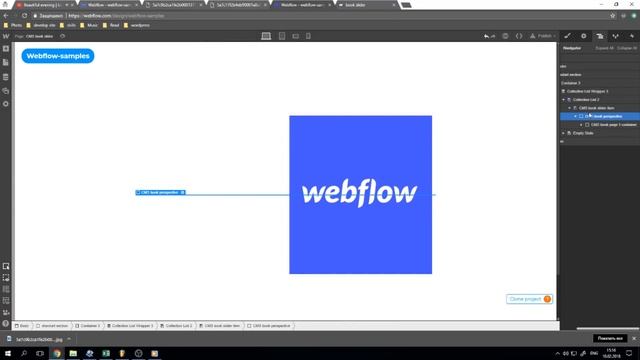 Webflow.io #7 - CMS book slider tutorial смотреть онлайн