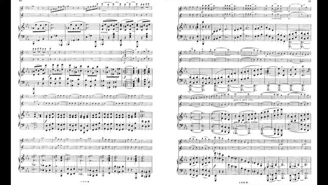 Brahms Horn Trio Op.40 E Flat Major 布拉姆斯 法國號 三重奏 作品40 降E大調 ブラームス ホルン 三重奏曲 変ホ長調 Score Sheet 譜 【Kero】