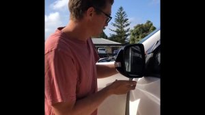 Changing Mirror 150 series Toyota Prado