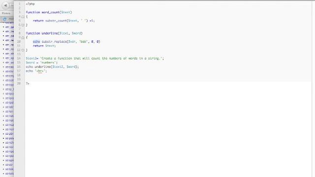 php basic function 2/6: underlining a string смотреть онлайн